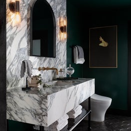 Modern, Spanish Guest Bath