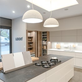 Duchess Pendant Lamps in white - MB Collection - GKC kitchen showroom NYC