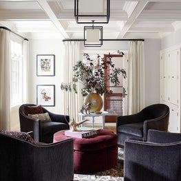 Deep Jewel-Toned Living Room