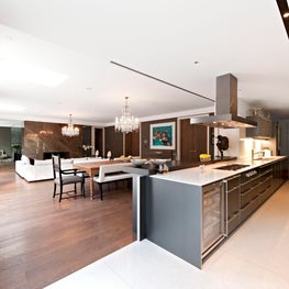 Highgate House Open Kitchen and Living