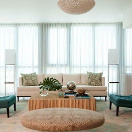 Miami Beach Oceanfront Living Room