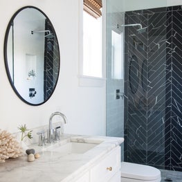 Bohemian Beach House Bathroom - Rosemary Beach, Florida 