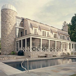 Wisconsin Lake Home with Farmhouse Style: Screened-in Porch & Pool