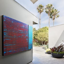 Front entrance - painting by Paulden Evans