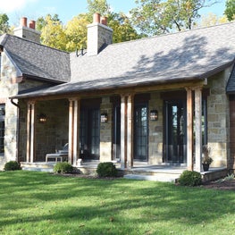 Willow Lake Residence: Lakeside Porch and Terrace