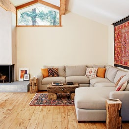 Rustic Wood Light-filled Silicon Valley Home