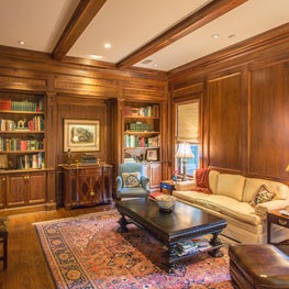 New Home in Old Mobile - Study with Built In Custom Cabinets