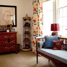 Guest bedroom sitting area