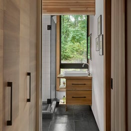 Hallway into Bathroom