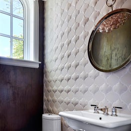 North Shore Mediterranean Powder Room