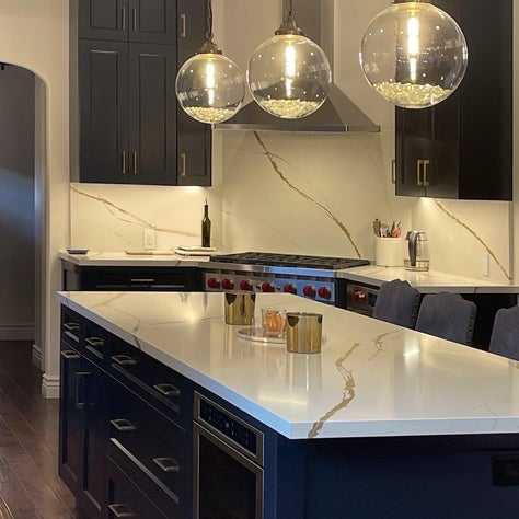 Residential Kitchen | Custom Pendants