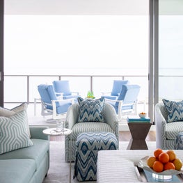 St. Petersburg, Florida Penthouse Living Area