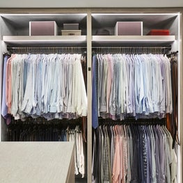 Upper West Side Duplex Closet hanging storage