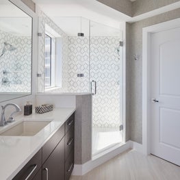 Palm Beach Oceanside Sophistication Master Bathroom