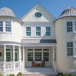Back Facade, Seaside Avenue Residence, Seaside, Florida