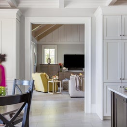 Kitchen looking into Family Room