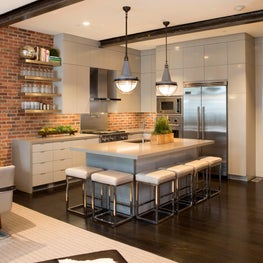 Urban Feel for This Kitchen