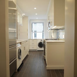 Contemporary Open White Custom Kitchen
