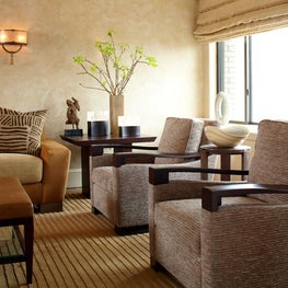 Transitional Riverside Drive Renovation, Living Room