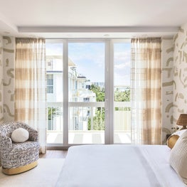 Palm Beach Modern Guest Bedroom