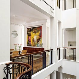 Boston Residence Dramatic Stairwell