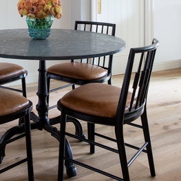 Breakfast Room with Vintage Chairs 