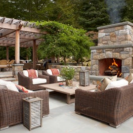 Modern/Rustic Barn Outdoor Living Area