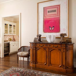 Foyer with Great Art and Antiques