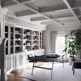 Whispers of Elegance-Office w/ Flexform Soffio Tavoli Table, John Pomp's Bonham 