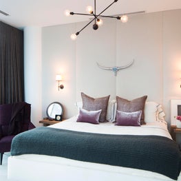 Astor Place/Modern/Master Bedroom/Upholstered Wall