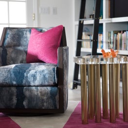 Atherton Residence - colorful family room