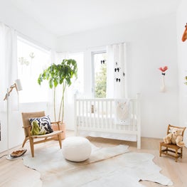Modern Nursery Design in Neutrals and White