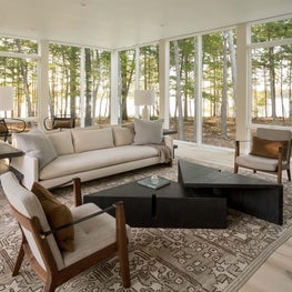 Island home on the coast of Maine