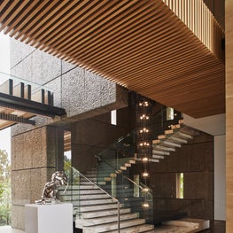 Grand staircase and entry