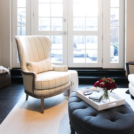 Living Room in West Side Duplex