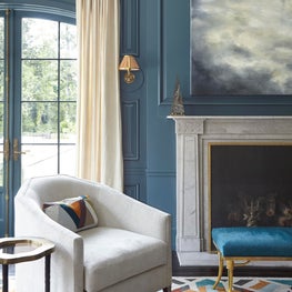 Great Room with Custom Rug