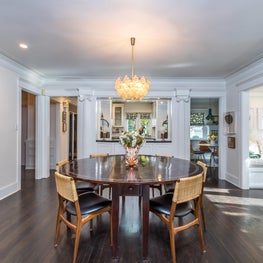 Traditional Design accompanied by artifacts from around the world.