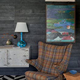 Mies van der Rohe Apartment Living Room Vignette