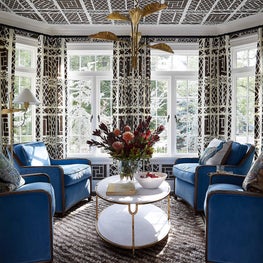 Patterned Living Room