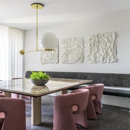 we saw no reason to choose between polished + chill interiors. it's all play.