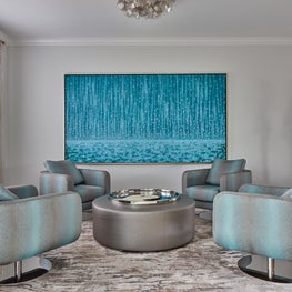 Palm Beach Intracoastal Retreat Sitting Area