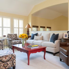 French Country Traditional to Colorful Retreat