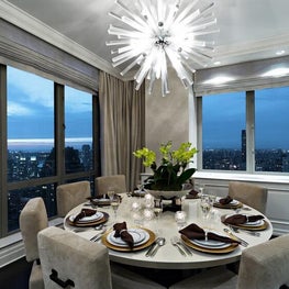 NYC PENTHOUSE NYC Penthouse - Dining Room at night