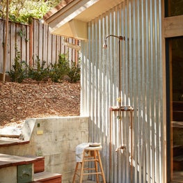 Rustic Wood Light-filled Silicon Valley Home