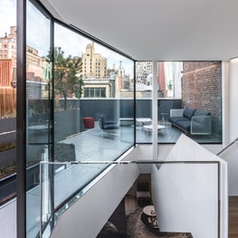 Upper East Side Townhouse, Roof terrace and addition.