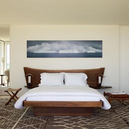 Contemporary Beach House - Master Bedroom