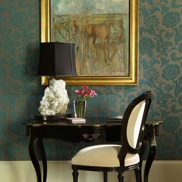 Transitional Living Room Vignette