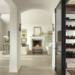Relaxing Transitional Living Room - Stratford Hills Residence, Austin, TX 