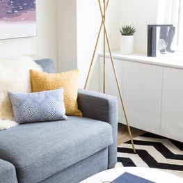 Cozy Living Room Vignette 