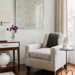Bedroom in renovated Cow barn turned Guest cottage